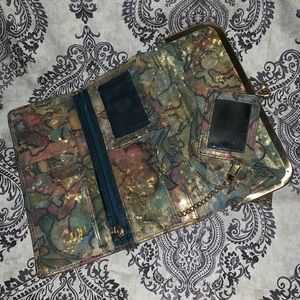 Hobo International Wallet Midnight Garden